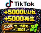 TikTokのいいねと再生数、セーブを増加させます セーブ数も併せて増加！！▶︎自然な出来上がりの動画に！！ イメージ1