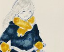 おしゃれな配色のアイコン描きます デザイナーがオシャレな色をテーマに似顔絵アイコン作成します イメージ3