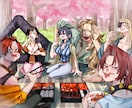 バストアップのイラストを描きます カラー・モノクロなどのバストアップイラストを描かきます。 イメージ1