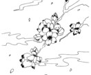 線画のみのお花の絵描きます いろんな用途でご使用できます。 イメージ4