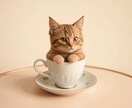 世界に一つだけの、可愛いペット写真を作ります 【コーヒーカップアート】に大変身！OP：ポスターサイズ対応 イメージ6