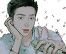 タッチを残したリアル寄りの似顔絵を描きます デッサンとデフォルメの良い所取りの絵柄で提供いたします！ イメージ7
