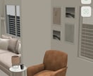 間取り図を立体化(3Dパース)させます 新築を検討中の方必見⭐︎3Dでお家の中を見てみませんか？ イメージ3