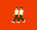 オレンジ基調のちょっと個性的な絵描きます SNSのアイコン、ちょっとした挿絵などに！ イメージ8