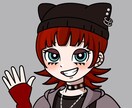 ポップでキュート♪可愛いゆめかわイラスト描きます 激安&スピード出荷！(最短3日)アイコン/立ち絵/似顔絵など イメージ4