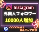 インスタのフォロワー＋10000人増やします Instagram1万人増加！振り分け可能！4月限定特価！ イメージ4