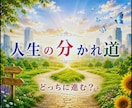 決断できない…運命の分かれ道をタロットで照らします 霊感タロットが示す幸せの道♡本音と未来をそっと映し出します イメージ1