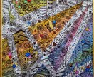 ミニ色紙サイズの絵画を作成します 世界に１つだけ！独創的でカワイイ、特別な作品です！ イメージ3