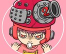 メカチックなSNS用アイコンを作ります メカチックな帽子を被ったキャラクターを作成いたします♪ イメージ2