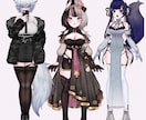 企業実績有！高クオリティVtuberモデル作ります 企業モデル制作実績あり！VBridger対応可能です。 イメージ3
