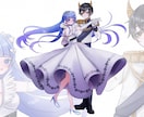 歌ってみた・MVの一枚絵、合唱立ち絵お描きします 透明感抜群！オリジナルイラストで魅力をプラス！ イメージ9