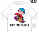 キャラクターメインのお洒落なTシャツデザインします どこで買ったのと聞かれる、プロスペックなTシャツデザイン イメージ4