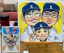 フジTV「いいとも！」似顔絵マスターが描きます 色紙に３名様分の似顔絵を描きます！プレゼントに最適！ イメージ3