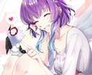 イラストアイコン制作します かわいい女の子をアイコンにしよう！ イメージ1