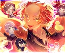 一枚絵、夢絵、アイコン、サムネイルなどを描きます おしゃれサムネで簡単に人気が欲しい方へ現役絵師が叶えます イメージ8