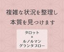 相手の気持ちと関係性の現在地を深く読み解きます タロット＋ルノルマングランタブローで統合鑑定します イメージ1