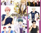 人物、アイコン、サムネ等イラスト描きます バストアップ、ウエストアップ、太もも上イラスト描きます イメージ3