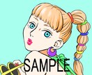 手描き感のある人物アイコンを描きます 目を引く人物(オリジナル)アイコンはいかがですか？ イメージ5