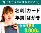 初めてでも安心！ヒアリングしながら名刺制作します 【限定】先着2件　3,000円 イメージ1