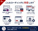 制作会社様向けにHP・LPコーディングを代行します デザイン支給のHP・LPを丁寧に実装 イメージ2