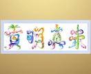 ハワイアンテイストの絵柄でハワイ花文字を作成します 世界にひとつの開運アイテムや贈り物・アイコン・ロゴとして イメージ6