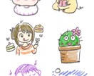 ほんわかテイストの動物・人物その他アイコン描きます パッと見で伝わるシンプルさと可愛さはいかがですか? イメージ5