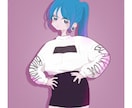 SNSアイコン書きます！ます レトロかわいい女の子描きます！ イメージ3