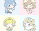 ミニキャライラスト制作します アイコン・配信・MV・グッズ制作に使用できる1枚絵描きます！ イメージ3