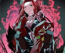 鮮やかで目を惹く一枚絵を描きます 背景つきや全身絵、男性キャラも可 イメージ7