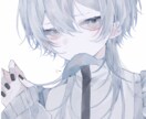アイコンやサムネに使用出来るイラストを作成します ▽得意中性的/男の子/白髪  ▼苦手背景/生き物/女の子 イメージ1