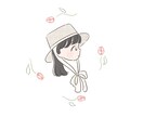女の子のイラストを描きます レトロでかわいいイラストをあなたに イメージ1