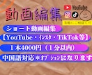 動画編集代行します 中国語など外国語もお任せください！！ イメージ1