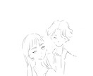 柔らかいニュアンス似顔絵描きます snsのアイコンにぴったり♡周りと被らないお洒落イラスト イメージ1