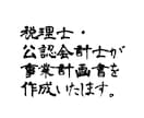 税理士・公認会計士が事業計画書を作成いたします 伝統ある税理士法人の税理士公認会計士が事業計画書を作成します イメージ2