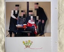 写真屋アルバムのサイズに合わせた台紙を作成します 自分で撮影したお食い初め写真を写真屋のアルバムに綴りたい方へ イメージ2