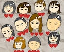 シンプル似顔絵イラスト描きますます SNS用アイコンなどに使えるシンプルな似顔絵イラスト描きます イメージ2