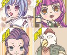 SNSのアイコン描きます 可愛いのから万人受けしないヘンテコな感じなのもっ！！ イメージ2