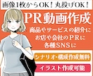 画像1枚からOK！商品やサービスのPR動画作ります オプションでイラスト作成・ナレーションもOK！ イメージ1
