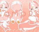 ケモノのキャラクターデザインを制作します 配信で使うキャラがほしい、自キャラがほしい人にオススメ！ イメージ7