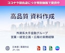 AIでは作れない「伝わる」資料を作成します 外資系金融グループ経営企画×営業経験で伝わる資料へ イメージ1