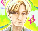 お写真からポップでカラフルな似顔絵描きます SNSアイコン/ビジネス用/チラシ/名刺/ブログなとに！ イメージ6