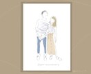 シンプルでおしゃれな人物イラストお描きします 結婚式やアイコンに！顔出しなしイラスト イメージ4