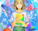 要望にそったイラストをお描きします アイコンや挿絵、創作のキャラクターなどイラストをお描きします イメージ10