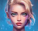 お好きな顔写真、画像をイラスト化実写化美化します AI搭載のツールで自在に個性的なイラストを イメージ3