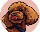 あなたのうちの子(ペット)SNS用アイコンにます デジタルの可愛いイラストでアイコン作成します！ イメージ1