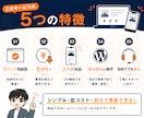 名刺代わりの1ページ型ホームページを作ります 開業したばかりの方へ。5万円〜自身で更新できるホームページ。 イメージ3