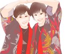 お写真をもとに✩似顔絵お描きします 2次元風の似顔絵です！アイコンやプレゼントにもどうぞ✩.*˚ イメージ6