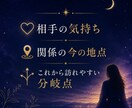 相手の気持ちと関係の流れ、深く読みますます 迷いに区切りを。ちゃんと向き合いたい方へ イメージ4