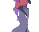 あなたの求めるオリキャラを描きます ゆるい可愛らしい5頭身の立ち絵を描きます。 イメージ2