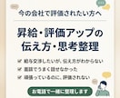昇給・評価アップのための伝え方を電話で整理します 転職ではなく、今の会社でちゃんと評価されたい方へ イメージ1